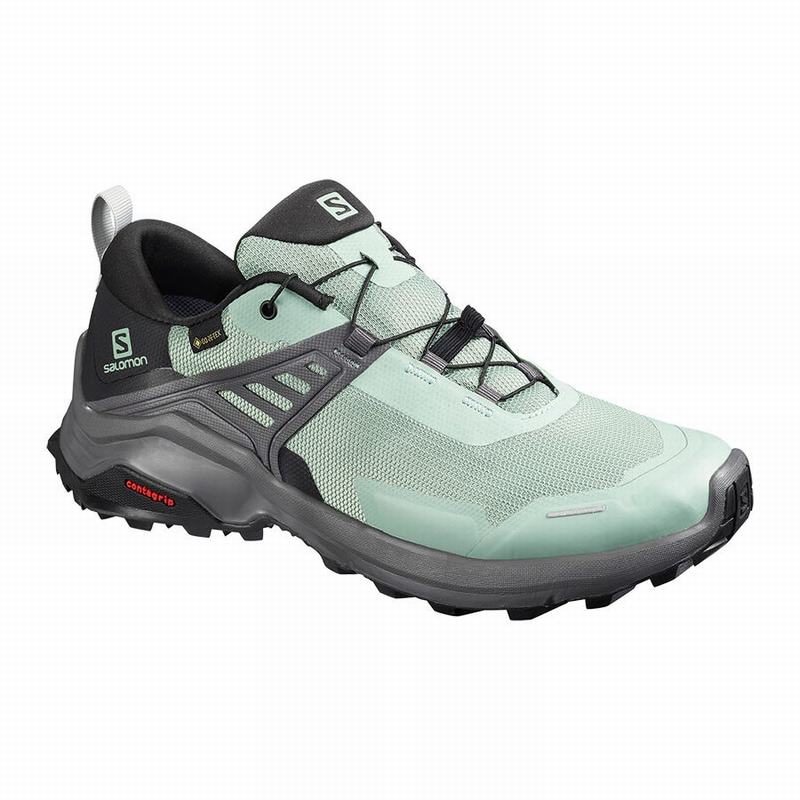 Chaussures De Randonnée Salomon Femme Vert / Noir - Salomon X RAISE GORE-TEX - France (1346-BZGEP)